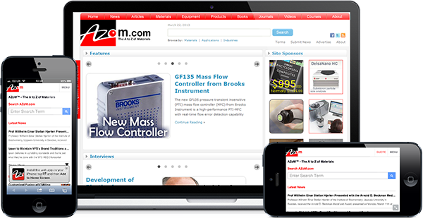 AZoM.com screenshots
