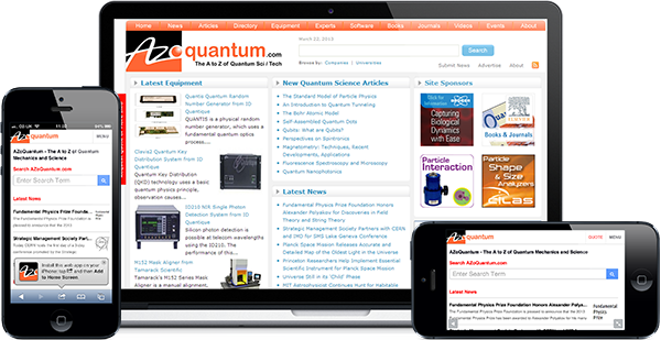 AZoQuantum.com screenshots