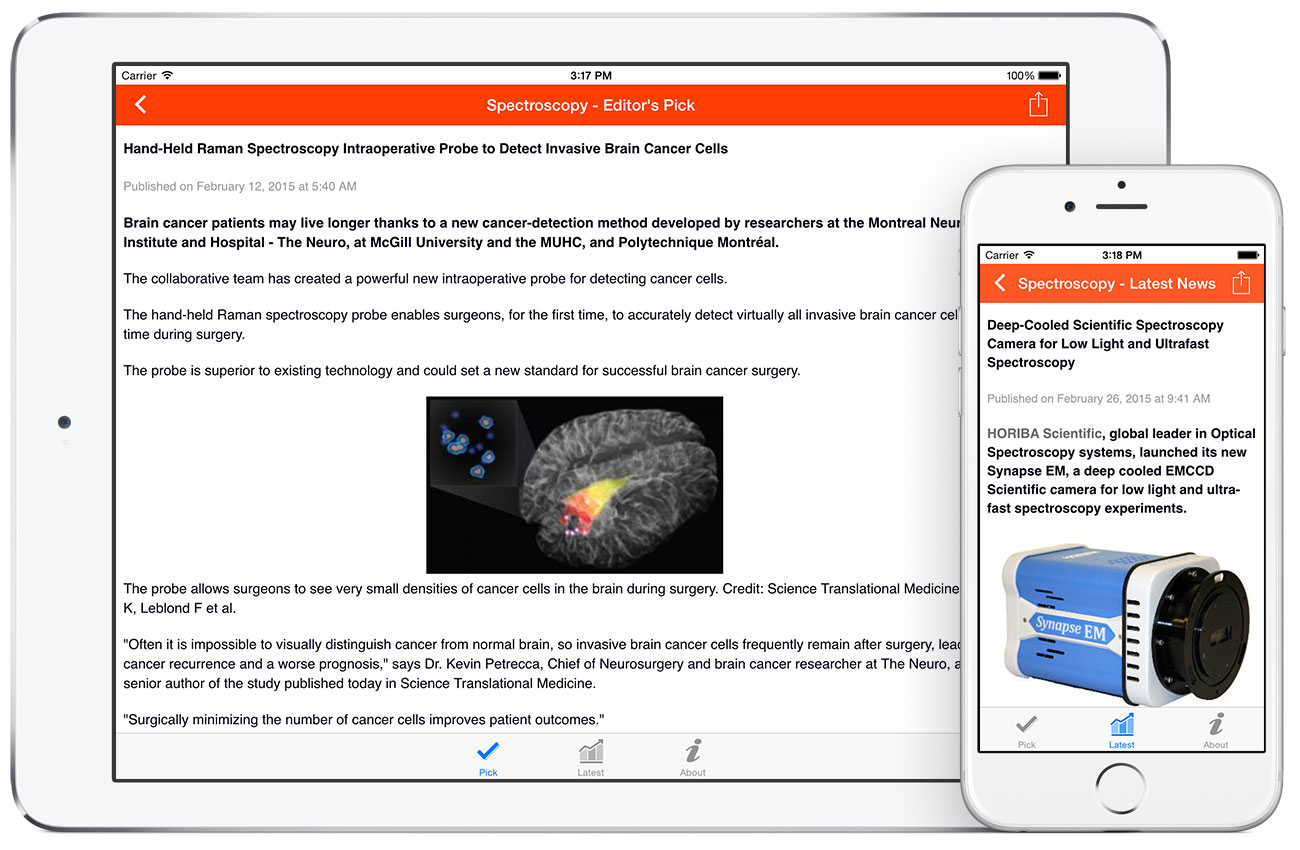 Spectroscopy by AZoNetwork App screenshots