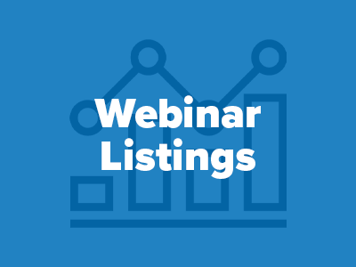 Webinar Listings
