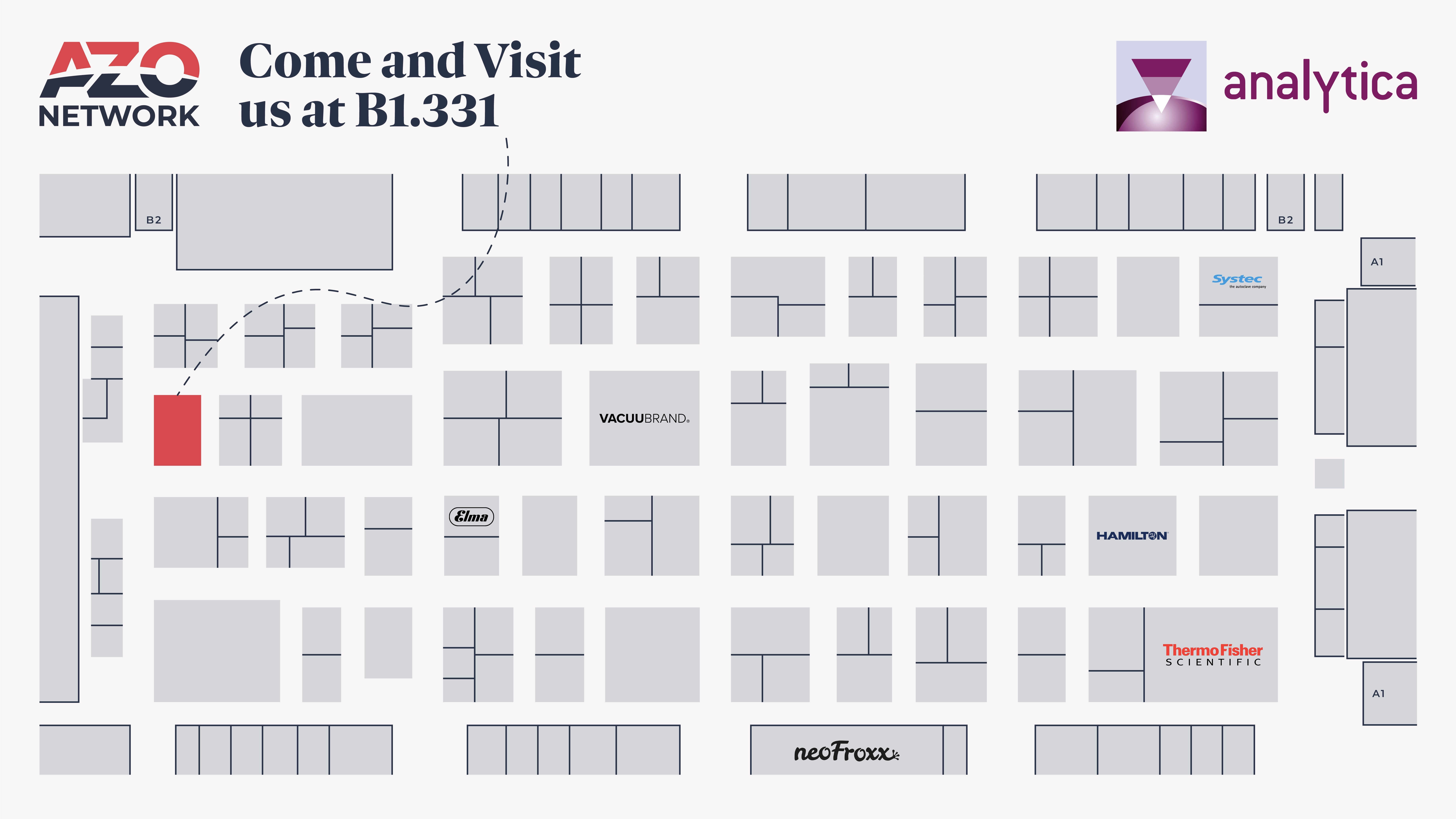 AZoNetwork at Analytica B1.331