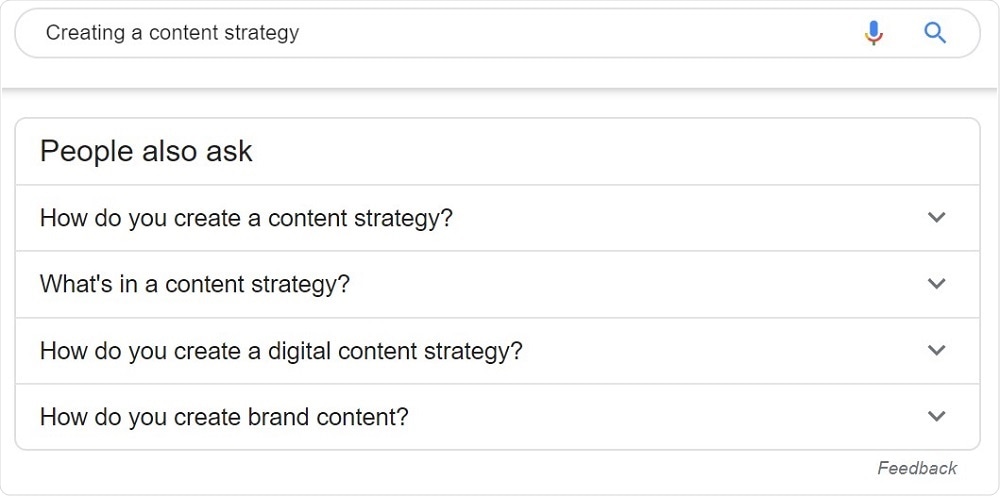 Google Search - People also asked