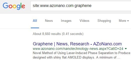 Graphene Site Search