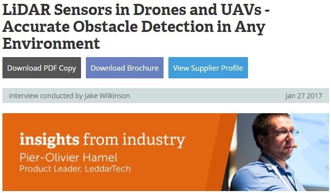 LiDAR Sensors in Drones