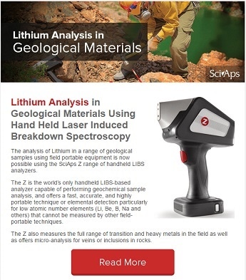 Lithium Analysis in Geological Materials