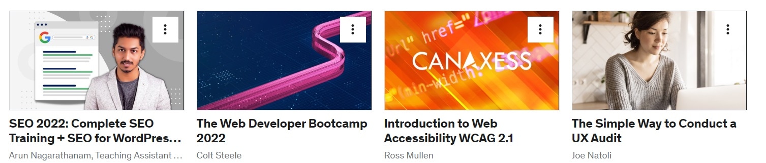udemy courses
