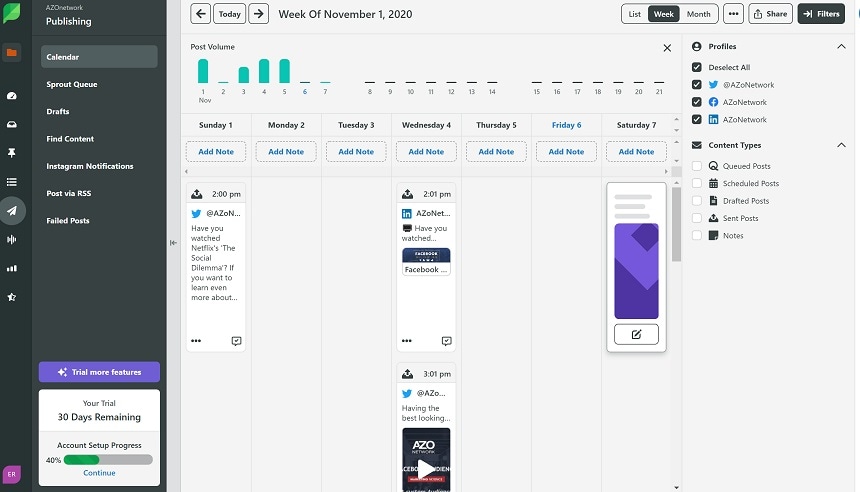 SproutSocial Screenshot 1