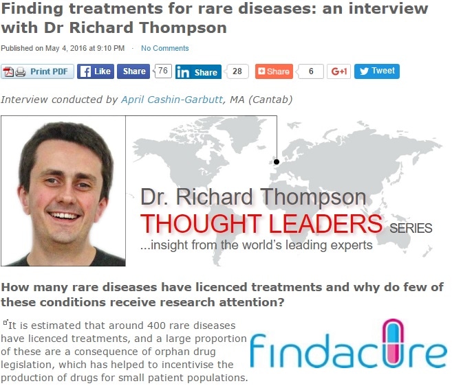 Finding treatments for rare diseases