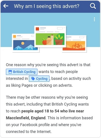 Why am I seeing this advert?