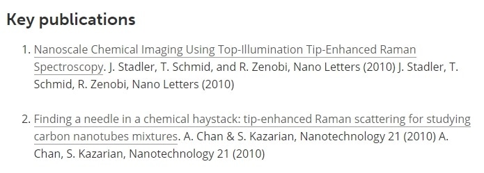 Key Publications