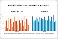 Normalize After PCR? The Damage Is Already Done.