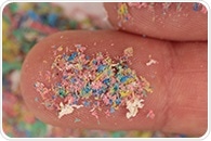 Nanoplastics with environmental coatings can sneak past the skin's defenses