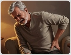 Chronic back pain predicts poor sleep in older men