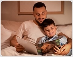 Reading to young children each night improves empathy and creative thinking