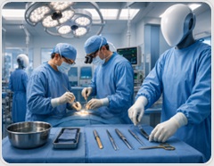 Humanoid robots could take on low-risk operating room tasks before assisting surgical teams