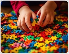 Two early-life findings stood out in children who later screened positive for autism risk