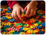 Two early-life findings stood out in children who later screened positive for autism risk